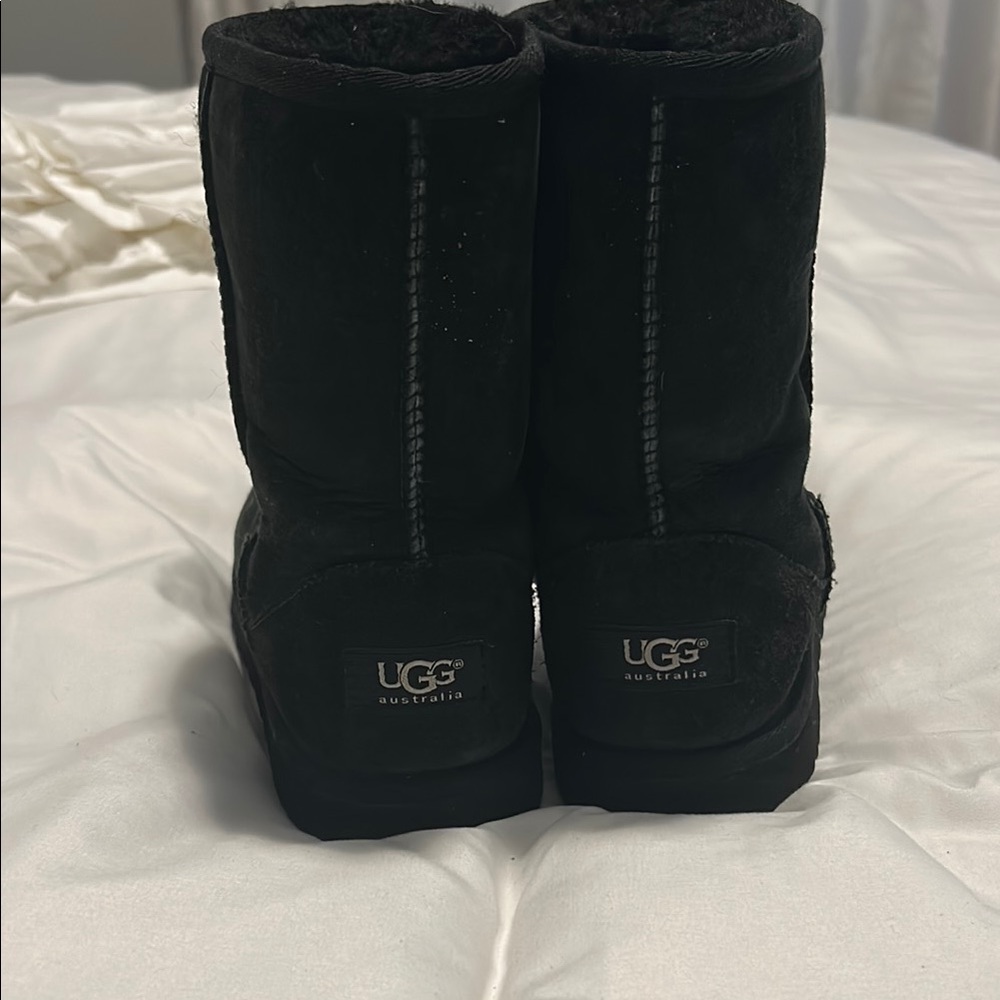 UGG Black Sheepskin Boots